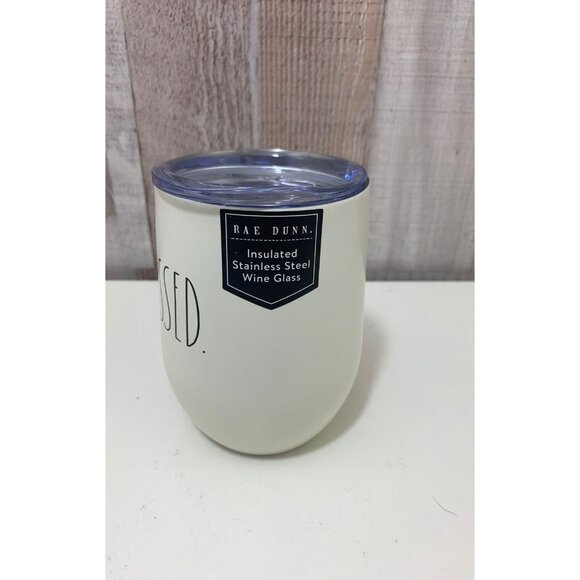 Rae Dunn blessed Insulated Stainless‎ Steel Tumbler NWT - Picture 3 of 4